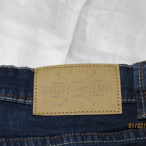 NATIVE JEANS MEN'S Stretch Jeans Med. blue - Picture 2 of 8